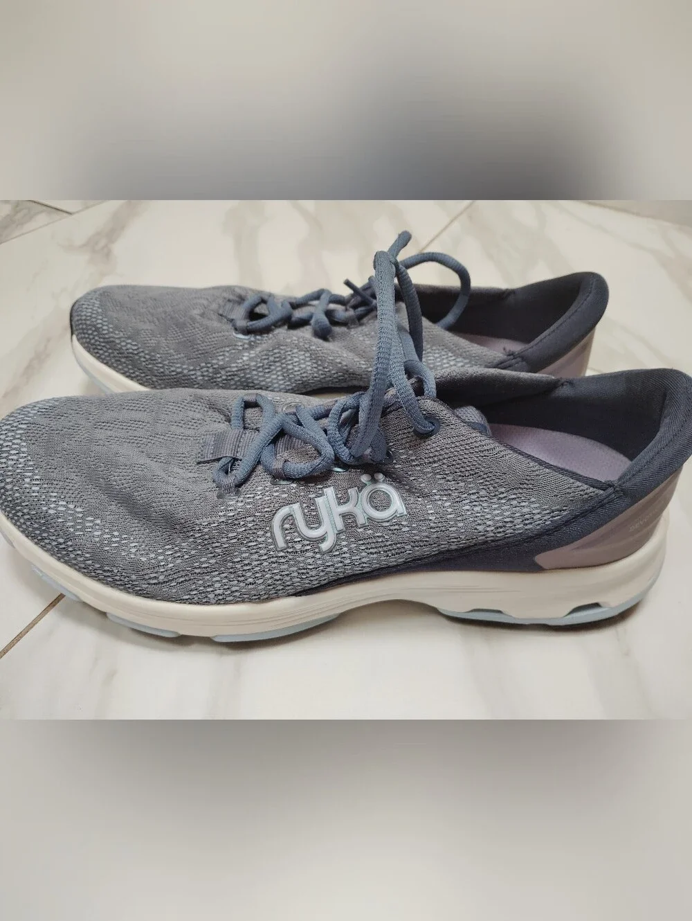 Ryka Women's Devotion X Walking Sneakers Folk Blue Wide Width Sz. 11 W